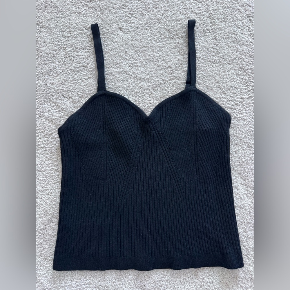Ribbed Women's Sweater Tank Top